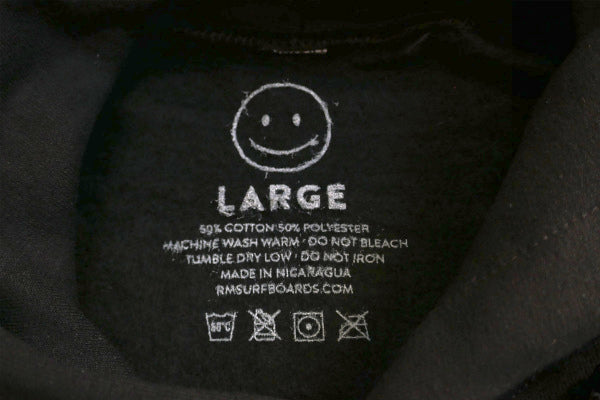 ROB MACHADO ロブマチャド サーフィン スマイル パーカー フーディー ブラック(L)
