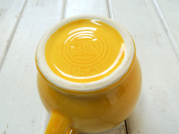 【McCoy】マッコイ・70年代・ハッピーフェイス・陶器製・ヴィンテージ・マグカップ/スマイルマグ