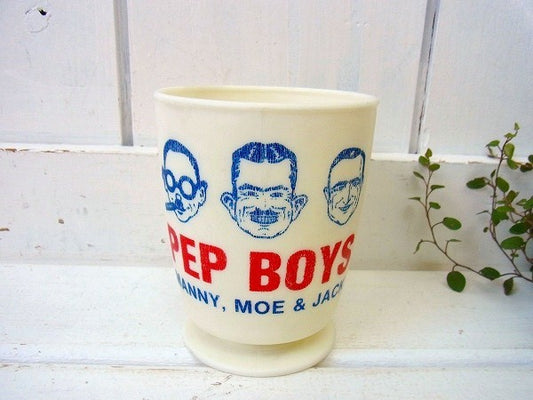 PEP BOYS ペップボーイズ・60’s ヴィンテージ・プラスティック・マグカップ USA