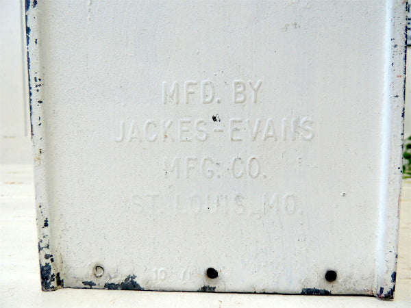 【U.S MAIL・31】USA・白色のブリキ製・ヴィンテージ・メールボックス/ポスト/郵便