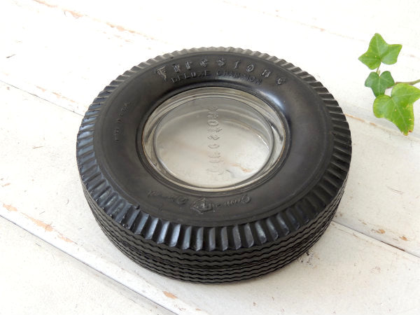 【Firestone・ファイヤーストーン】デラックス・チャンピオン・タイヤ型・ビンテージ・灰皿