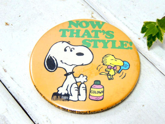 1960's・ピーナッツの仲間たち・スヌーピー&ウッドストック・ヴィンテージ・コンパクトミラー・手鏡