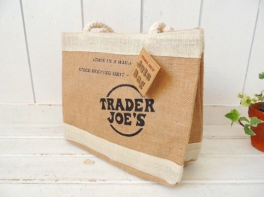【トレーダージョーズ】ジュート製・エコバッグ/トートバッグ USA