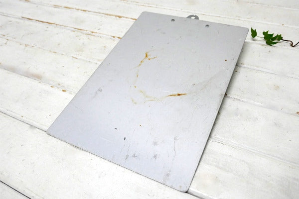 SAUNDERS アルミ製・クリップボード・バインダー USA 工業系 インダストリアル