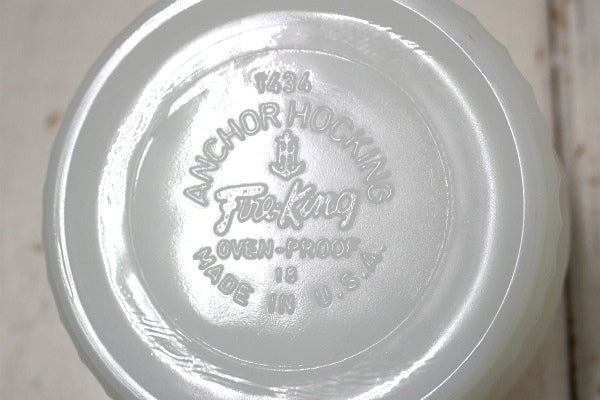 Fire King ファイヤーキング ホワイト ココット カスタードカップ 食器 USA