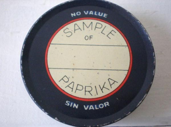 スペイン アンティーク・ティン缶/スパイス缶