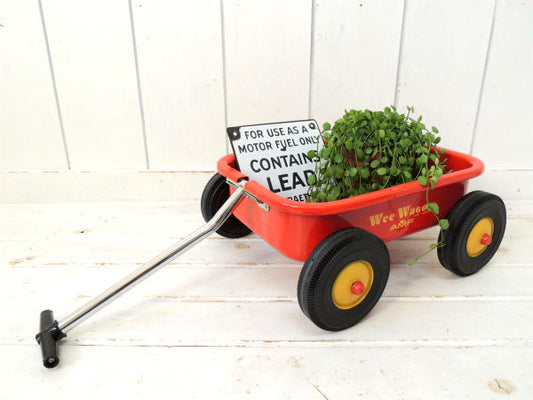 【Wee Wagon】AMF・赤色・メタル製・ヴィンテージ・子供用ワゴン/カート USA