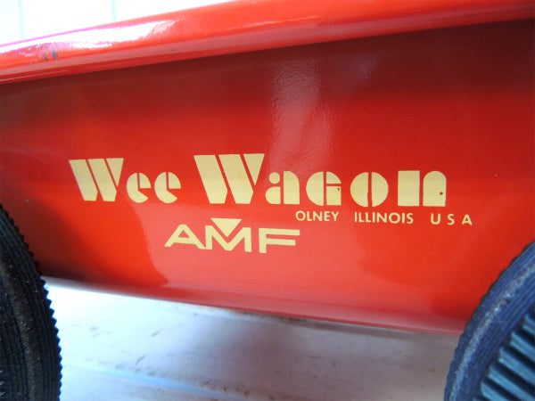 【Wee Wagon】AMF・赤色・メタル製・ヴィンテージ・子供用ワゴン/カート USA