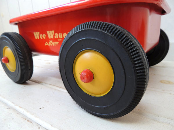【Wee Wagon】AMF・赤色・メタル製・ヴィンテージ・子供用ワゴン/カート USA