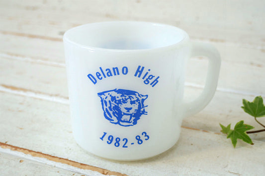 FireKing ファイヤーキング Delano High タイガー マグカップ ショートマグ US