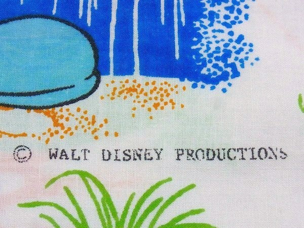 【OLDミッキーマウス】ミッキー&フレンズ・お祭り柄・ヴィンテージ・ピロケース/枕カバー USA