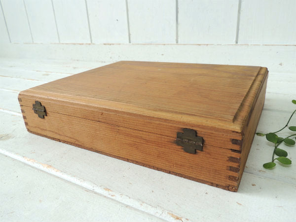 組み木・木製・ヴィンテージ・OLDウッドボックス・木箱・宝箱・シガーケース USA