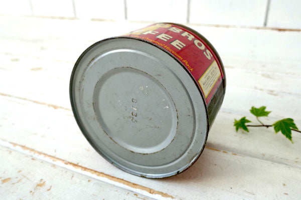 1878s HILLS BROS ヒルスコーヒー ブリキ製 ビンテージ コーヒー缶 ティン USA