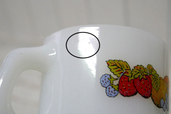 FireKing ファイヤーキング ネイチャーズバウンティ フルーツ柄 マグカップ 食器 USA