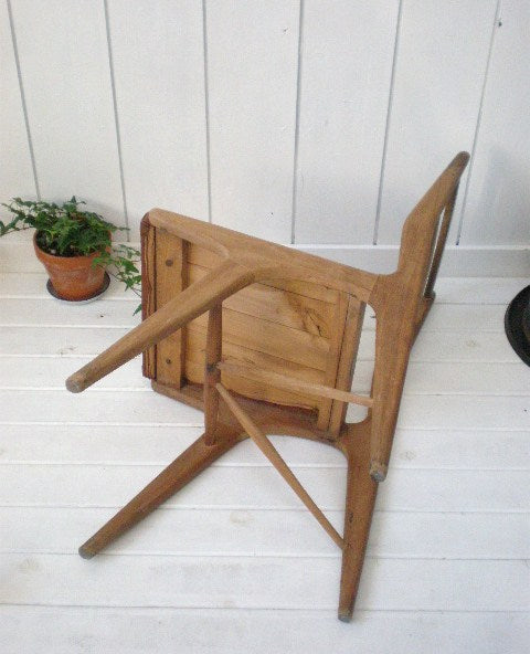 送料無料　MARUNI・マルニ・アンティーク木製・椅子