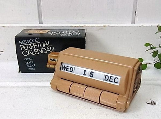 箱付き ヴィンテージ・デスクカレンダー