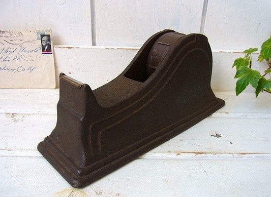 【TEXCEL TAPE】古いアイアン製・アンティーク・テープカッター/テープディスペンサー