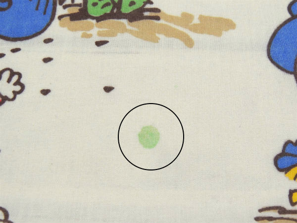 【スヌーピーと仲間たち】ウエスタン&カウボーイ柄・ヴィンテージ・ユーズドシーツ(フラットタイプ)