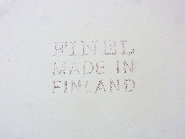 【FINEL/フィネル】フィンランド製・ホーロー製・きのこ柄・ヴィンテージ・ボウル(S)