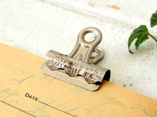 【BOSTON CLIP】 No.0.スチール製・ヴィンテージ・クリップ/ペーパークリップ・USA
