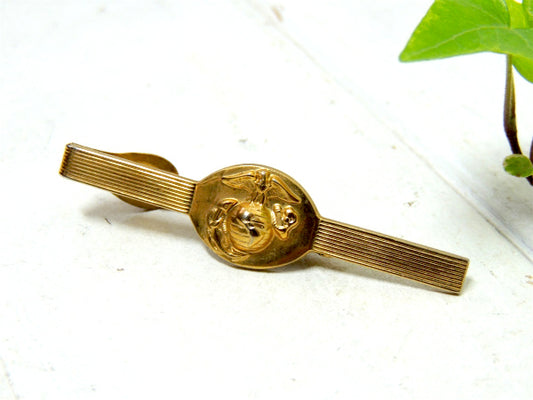 【O.E.C. 14-77・ミリタリー・海軍モチーフ】ヴィンテージ・タイピン・ゴールド色