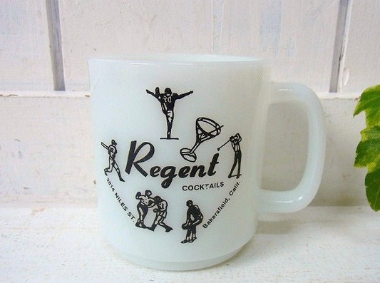 【グラスベイク】Regent COCKTAILS・アドバタジング・ヴィンテージ・マグカップ USA