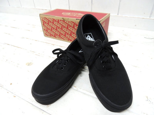 【US・VANS】BLACK/BLACK・バンズ・ERA・スニーカー・メンズ9.0