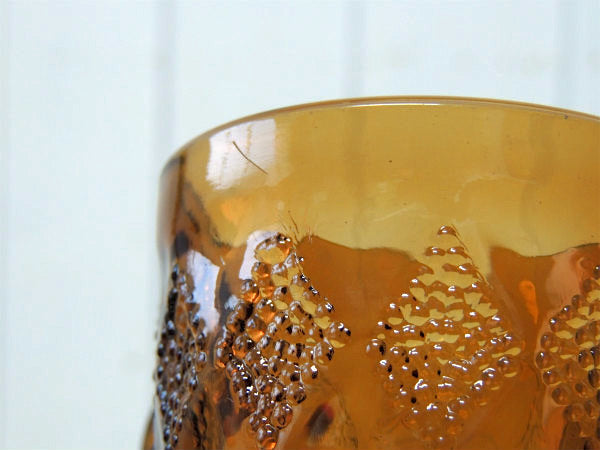 【Fire King】ファイヤーキング・アンバー色・キンバリー・マグカップ/琥珀/食器 USA