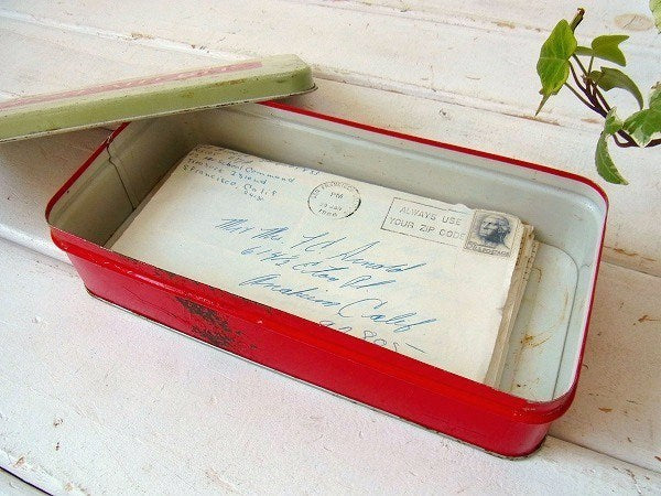 【REXALL】ティン製・ヴィンテージ・ファーストエイドキット/救急箱/ティン缶 USA