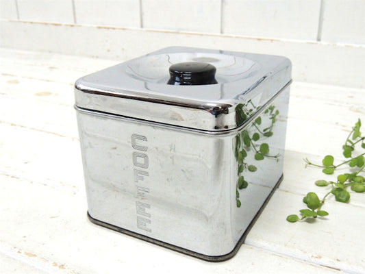 【LINCOLN・COFFEE・TIN缶】1950’s~60's・ビンテージ・コーヒー・キャニスター