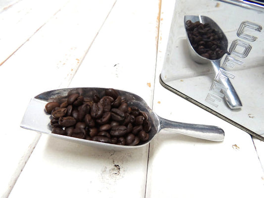 【W・GERMANY・アルミ製】アンティーク・コーヒー豆・キッチンスコップ・スクープ