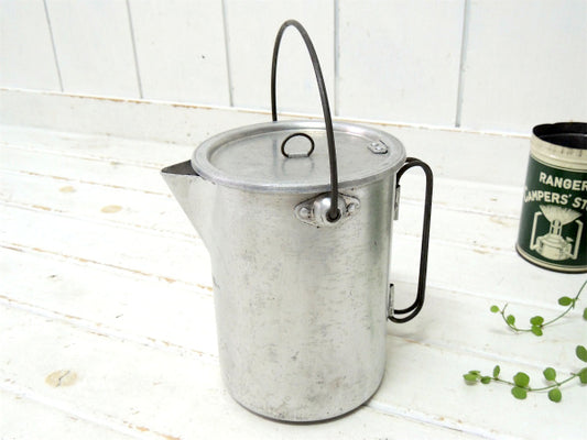 【WEAR EVER】アルミ製・ヴィンテージ・ケトル/ポット/コーヒーポット/アウトドア/2L