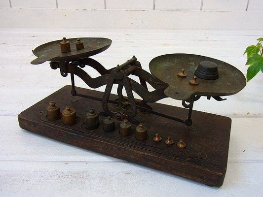 アンティーク・天秤ばかり/上皿天秤/バランス天秤 USA
