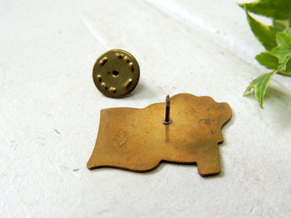 【波打ち・アメリカンフラッグ】星条旗柄・ヴィンテージ・ピンズ・バッジ・UNION MADE USA