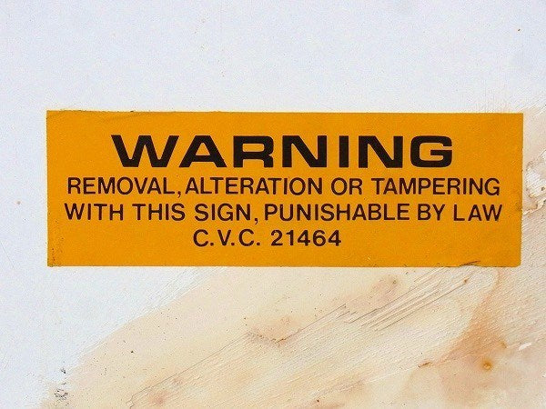 NO PARKING 駐車禁止 道路標識・ホーロー・ヴィンテージ・サイン 看板 USA