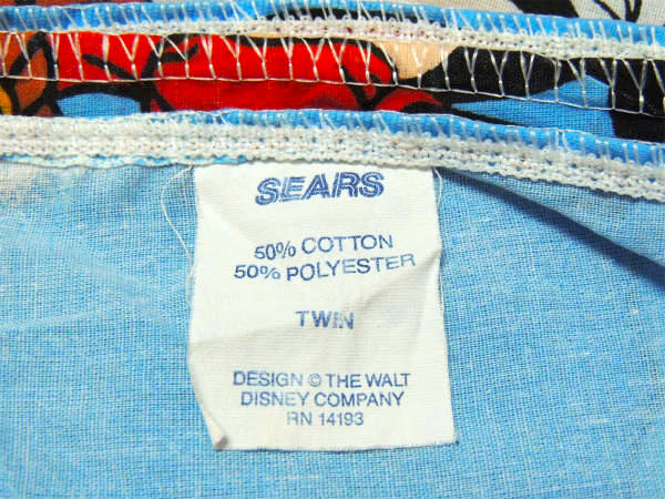 【ミッキー&フレンズ】ディズニー・気球柄・ユーズドシーツ(ボックスタイプ) USA