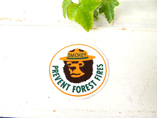 【SMOKEY】PREVENT FOREST FIRES・スモーキーベア・ビンテージ・ステッカー