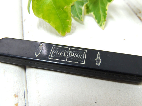 CHAMPION チャンピオン プラグ アドバタイジング スライド式 ヴィンテージ ヴィンテージ ポケットナイフ ポータブルナイフ キャンプ フィッシング