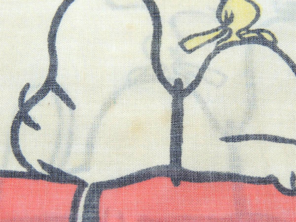 【スヌーピー】ピーナッツの仲間・ハピネス・1971年製・ヴィンテージ・ピローケース・枕カバー USA