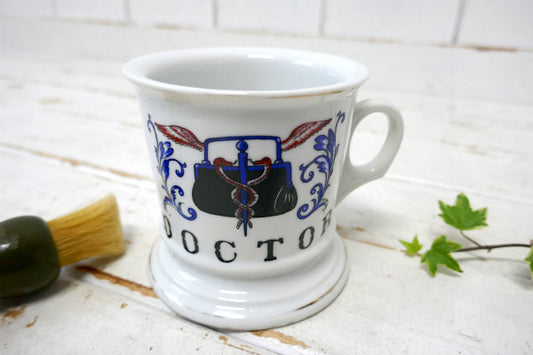 DOCTOR ケーリュケイオン 磁器 アンティーク シェービングカップ シェービングマグ USA