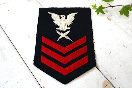 US イーグル・ 鷲 アメリカ軍 WW2 第二次世界大戦・ミリタリー・ビンテージ・刺繍 ワッペン