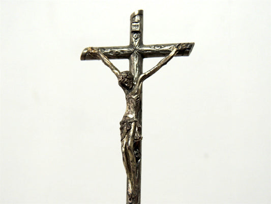 【金属製×大理石】細工・アンティーク・クロス・十字架・キリスト・教会・USA