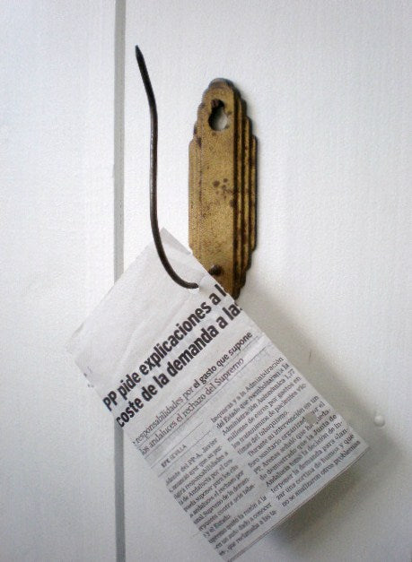 ゴールド色・壁掛け・アンティーク・伝票刺し/フック