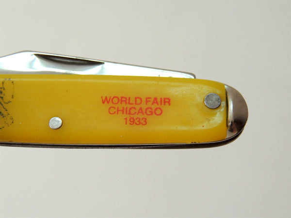 【ミッキーマウス・シカゴ万博】1933’s・アドバタイジング・ヴィンテージ・ポケットナイフ