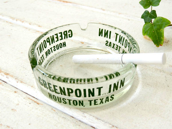 【GREEN POINT INN】テキサス州・ヒューストン・1950s~・ヴィンテージ・灰皿・USA