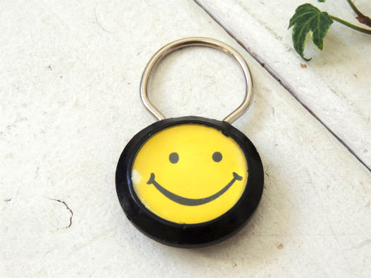 【スマイル×フォード】アメ車 ディーラー・アドバタイジング・ヴィンテージ・タイヤ型・キーホルダー