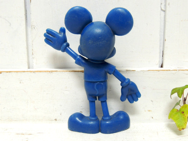 【1978's・ミッキーマウス】Mickey Mouse・USA・ヴィンテージ・ドール・フィギア・青
