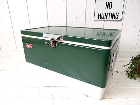 Coleman コールマン・グリーン・78's・ヴィンテージ・クーラーボックス アウトドア USA