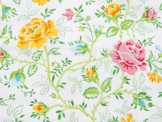 【JCペニー】花柄&リーフ柄・ヴィンテージ・ユーズドシーツ/花柄シーツ(ボックスタイプ)USA