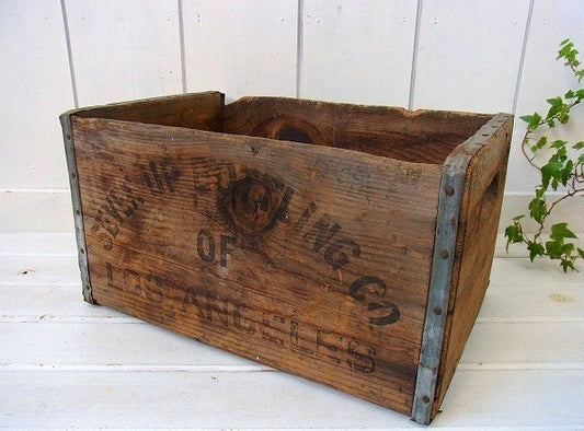 【7UP】セブンアップ・ヴィンテージ・ウッドボックス/木箱 USA